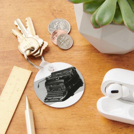  bedrijf, Antiek Kantoor handmatige schrijfmachine Sleutelhanger (Bureau)