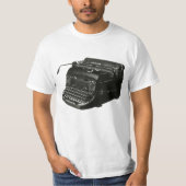  bedrijf, Antiek Kantoor handmatige schrijfmachine T-shirt (Voorkant)