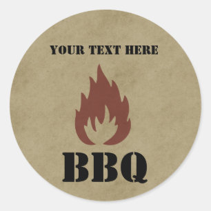 Bedrijf BBQ Stickers