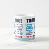 Bedrijf Bedankt voor waardering Koffiemok (Center)