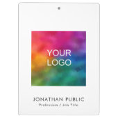 Bedrijf Bedrijfs Logo Bedrijven toevoegen Aangepas Klembord (Achterkant)