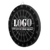 Bedrijf Black Creëer Uw eigen Afbeelding Dartbord (Voorkant Rechts)