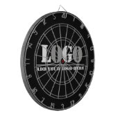 Bedrijf Black Creëer Uw eigen Afbeelding Dartbord (Voorkant Links)