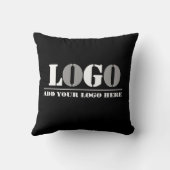 Bedrijf Black Creëer Uw eigen Afbeelding Kussen (Achterkant)