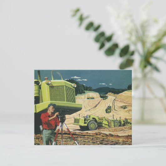 bedrijf, bouwplaats met enquête (Staand voorkant)