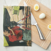  bedrijf, bouwplaats met enquête theedoek (Quarter Fold)