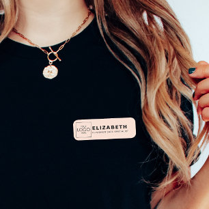 Bedrijf Branded Uw Logo Hier Budget Bedrijf Naamplaatje