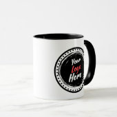 Bedrijf branded uw Logo hier Mok (Voorkant rechts)