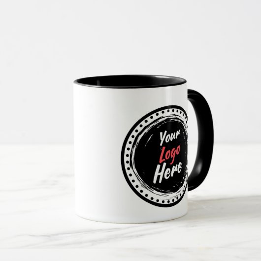 Bedrijf branded uw Logo hier Mok (Voorkant rechts)