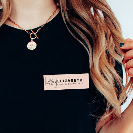 Bedrijf Branded Uw Logo Hier Naam Tags Badges