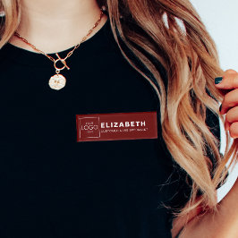 Bedrijf Branded Uw Logo Hier Naam Tags Badges