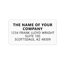 Bedrijf Briefpapier Aangepast Bedrijf Retouradres