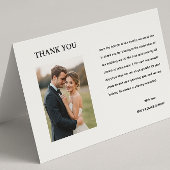 Bedrijf, bruiloft en begrafenis Dank u kaart ontwe