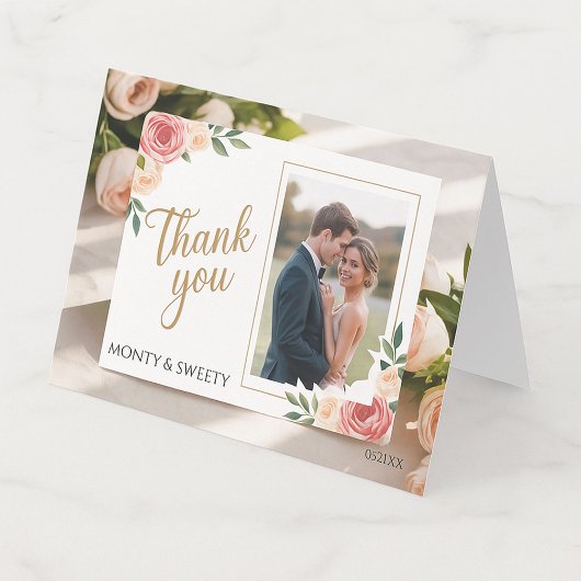 Bedrijf, bruiloft en begrafenis Dank u kaart ontwe