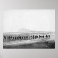 Bedrijf C, 3e Amerikaanse infanterie die in een li