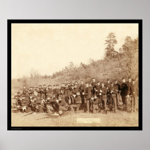 Bedrijf C 3e Amerikaanse infanterieur die Pistolen Poster