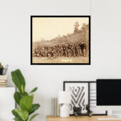 Bedrijf C 3e Amerikaanse infanterieur die Pistolen Poster (Thuiskantoor)