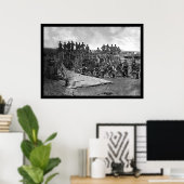 Bedrijf C Troops at Bull Run 1862 Poster (Thuiskantoor)