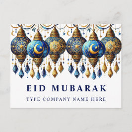 Bedrijf Corporate Eid Mubarak Holiday Briefkaart