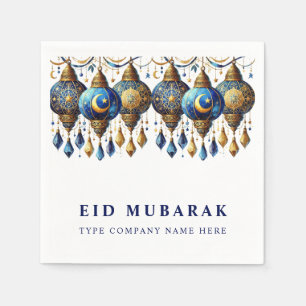 Bedrijf Corporate Eid Mubarak Holiday Briefkaart Servet