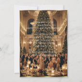 Bedrijf Corporation Kerstfeest Kaart (Achterkant)