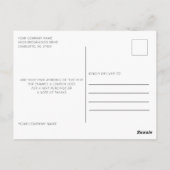 Bedrijf Custom Logo Business Bedankt Briefkaart (Achterkant)
