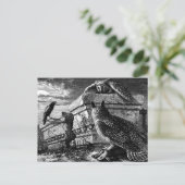 Bedrijf dat briefkaart verschuldigd is (Staand voorkant)