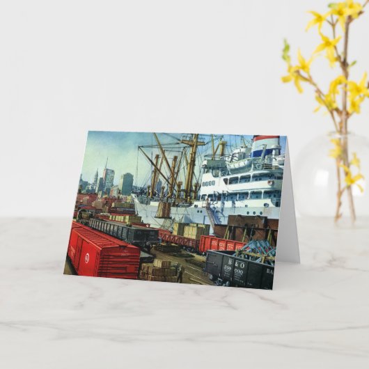  bedrijf, dockvrachttransport kaart (Gele Bloem)