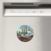 bedrijf, dockvrachttransport magneet (Insitu (Vaatwasser))