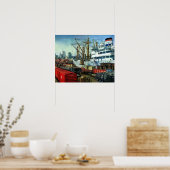  bedrijf, dockvrachttransport poster (Keuken)
