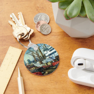  bedrijf, dockvrachttransport sleutelhanger