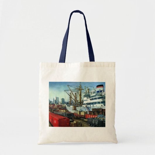  bedrijf, dockvrachttransport tote bag (Voorkant)