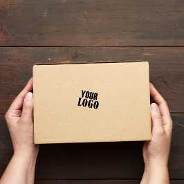 Bedrijf Eenvoudig Minimalistisch Uw Logo hier Zelfinktende Stempel