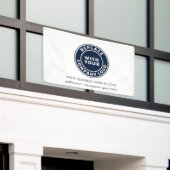 Bedrijf en merk toevoegen Bedrijf Evenement Logo Spandoek (Buitenkant Gebouw)