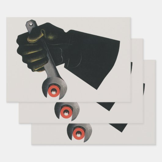 bedrijf, fabrieksmachinist inpakpapier vel (Set)