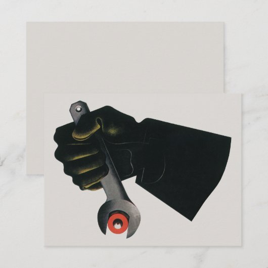  bedrijf, fabrieksmachinist kaart (Voorkant / Achterkant)