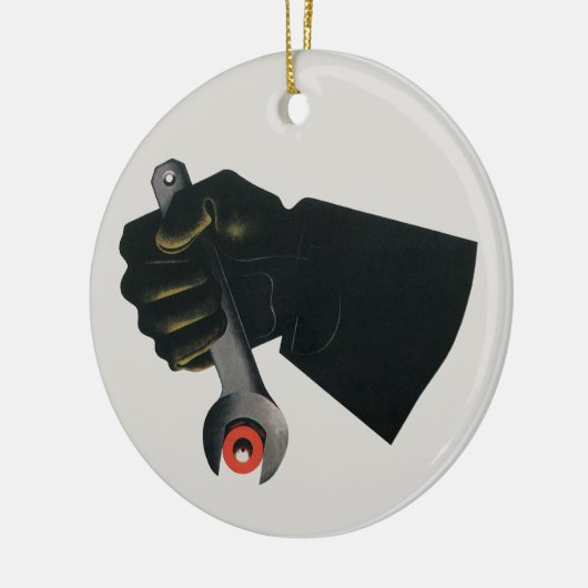  bedrijf, fabrieksmachinist keramisch ornament (Links)