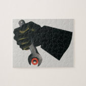 bedrijf, fabrieksmachinist legpuzzel (Horizontaal)