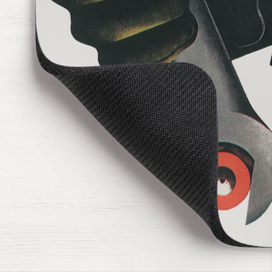 bedrijf, fabrieksmachinist muismat (Hoek)