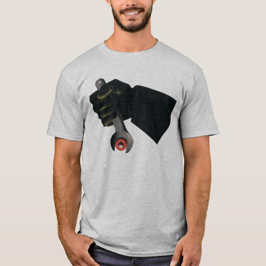 bedrijf, fabrieksmachinist t-shirt (Voorkant)