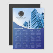 Bedrijf Foto en Logo 2024 Kalender Magnetische Kaa (Voorkant / Achterkant)