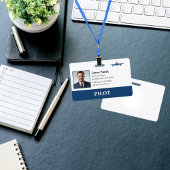 Bedrijf Foto Security ID Luchtvaartmaatschappij Pi Badge