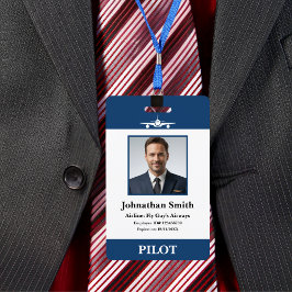 Bedrijf Foto Security ID Luchtvaartmaatschappij Pi Badge