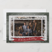 Bedrijf Foto Zakelijk Kerst Kaarten (Voorkant)