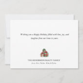 Bedrijf Foto Zakelijk Kerst Kaarten (Achterkant)