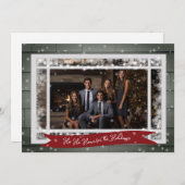 Bedrijf Foto Zakelijk Kerst Kaarten (Voorkant / Achterkant)