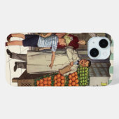  bedrijf, fruitstandaard met kruidenierswaren Case-Mate iPhone case (Achterkant (horizontaal))