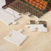  bedrijf, fruitstandaard met kruidenierswaren legpuzzel (Zijkant)