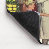  bedrijf, fruitstandaard met kruidenierswaren muismat (Hoek)