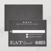 BEDRIJF GEMAAKT KALKBOARD | RSVP 3,5 x 5 (Voorkant / Achterkant)